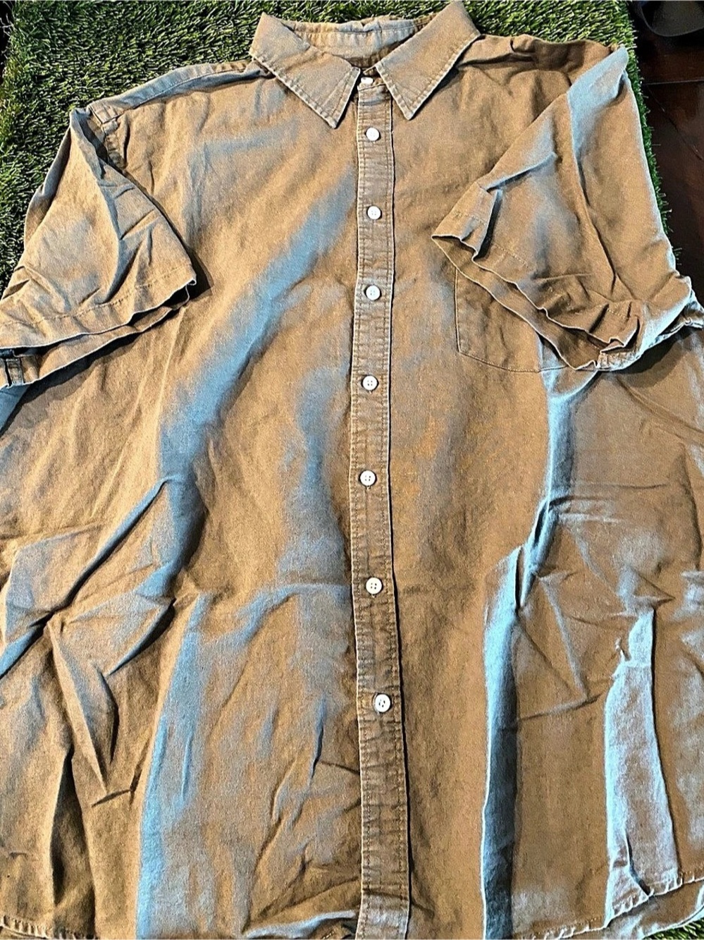 Merona Men's Short Sleeve Shirt Size XL